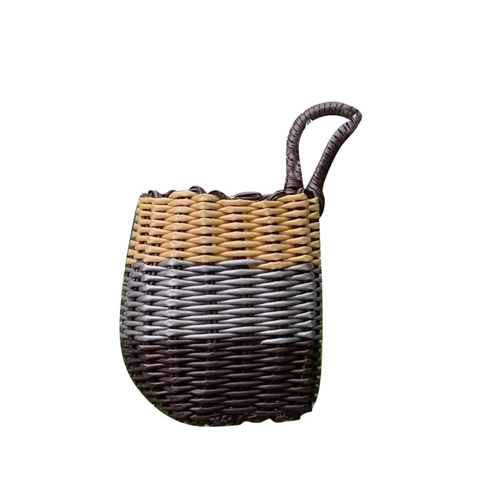 Bike Front Handle Bicycle Basket Manually Woven Wi