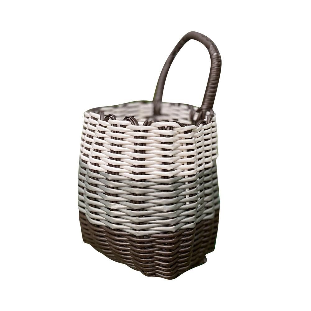 Bike Front Handle Bicycle Basket Manually Woven Wi