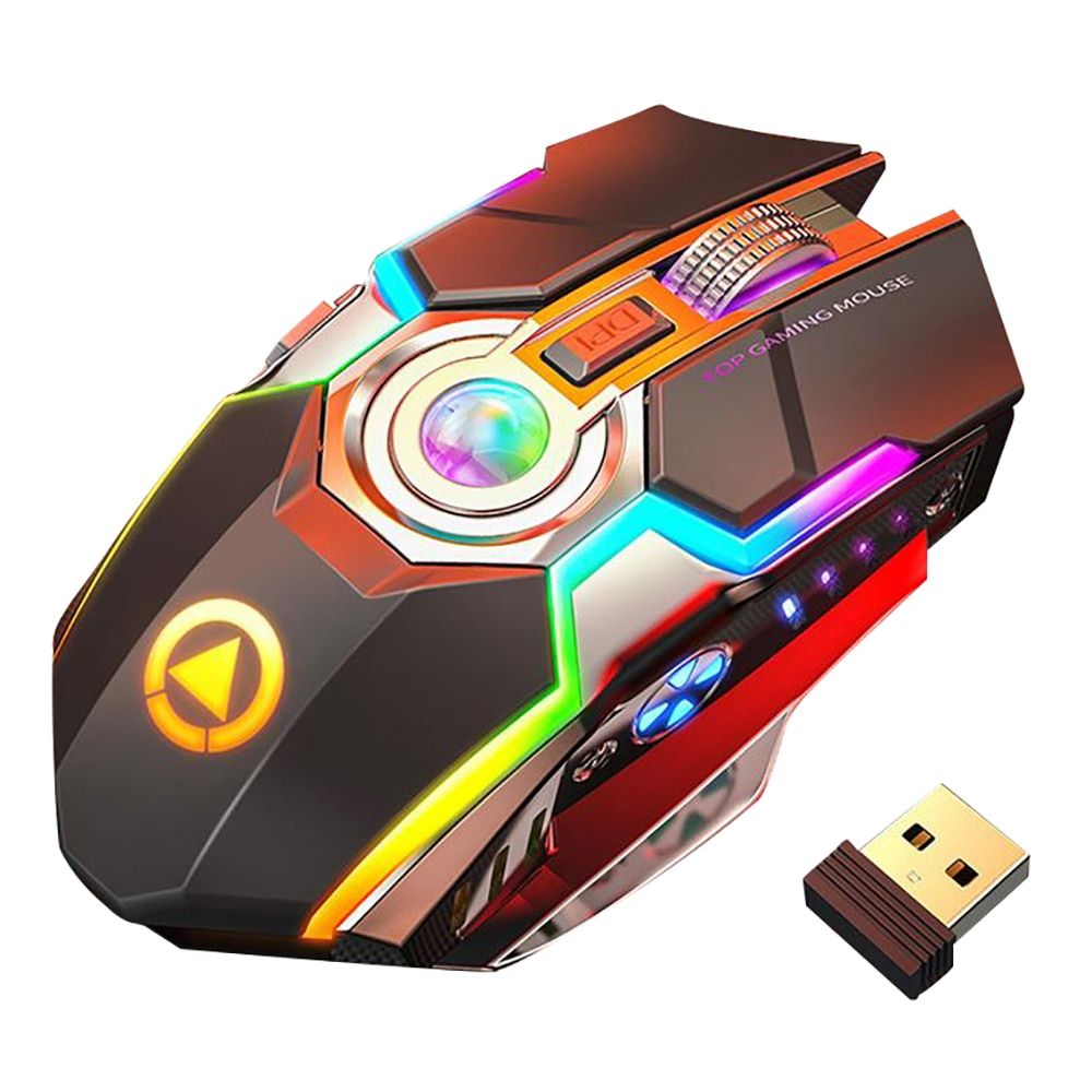 USB Wireless Mute Game Mouse Computer Gaming Mice