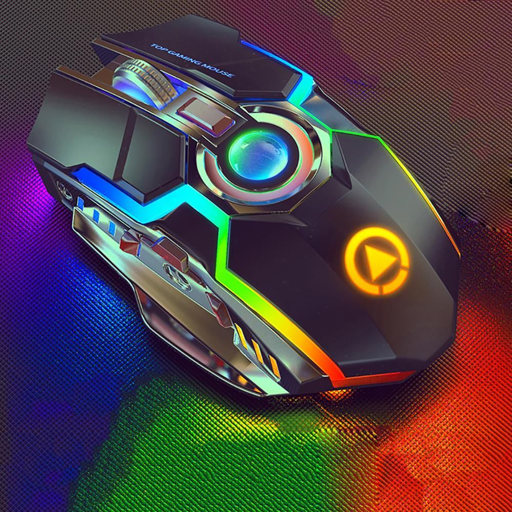 USB Wireless Mute Game Mouse Computer Gaming Mice
