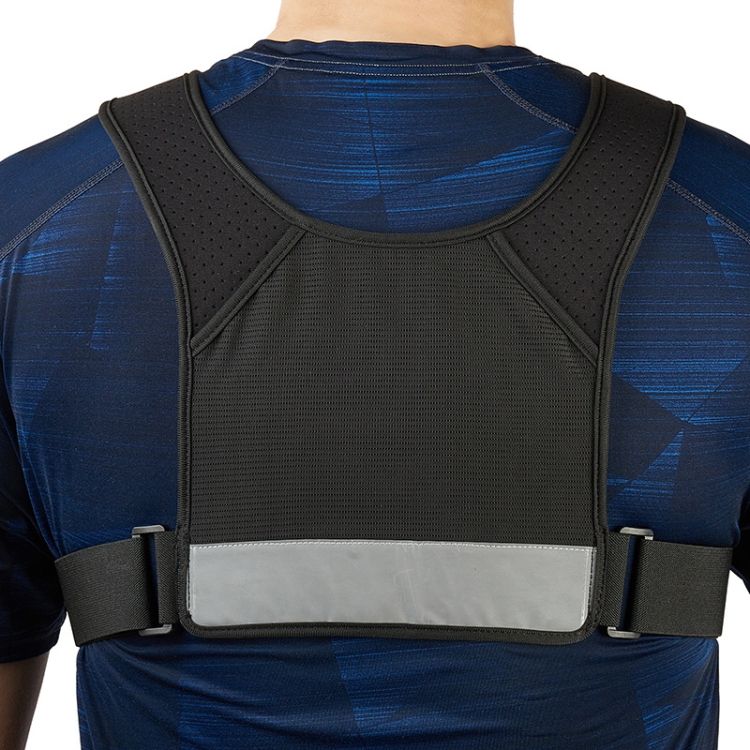 Double Pocket Running Chest Bag Vest Bag MK-119 Black