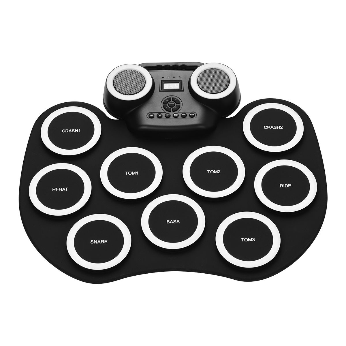 Portable Roll-up Electronic Drum Pad Silicon Digital Drum