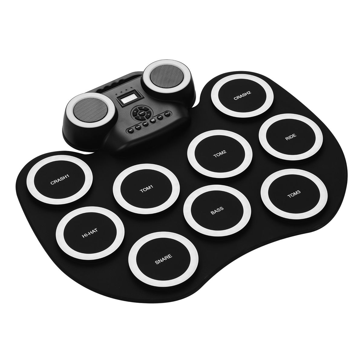 Portable Roll-up Electronic Drum Pad Silicon Digital Drum