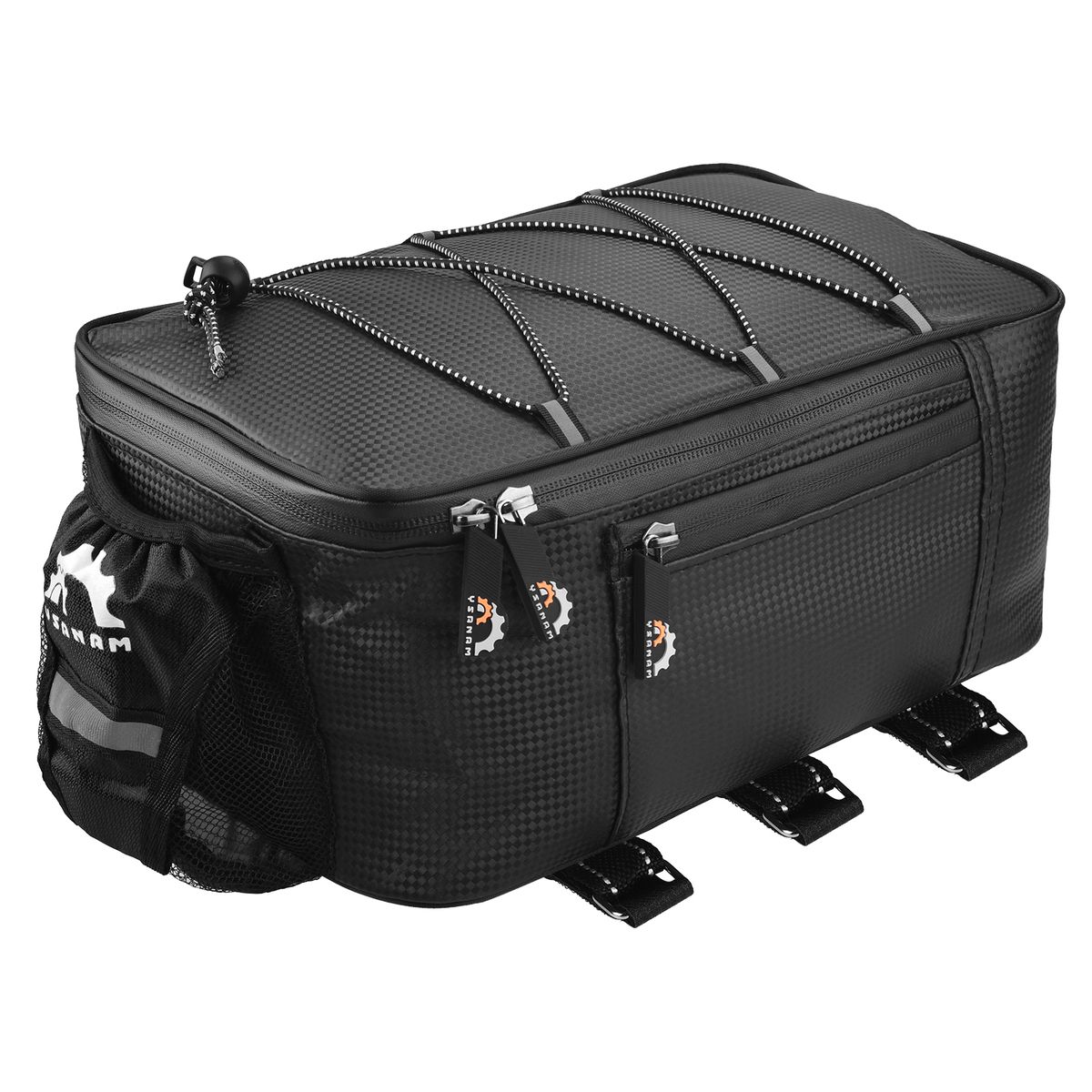 Bike Trunk Bag With Waterproof Rain Cover Bicycle Rear Bag