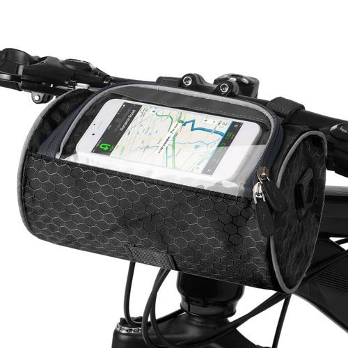Waterproof Bike Handlebar Bag Bicycle Front Bag Touchscreen