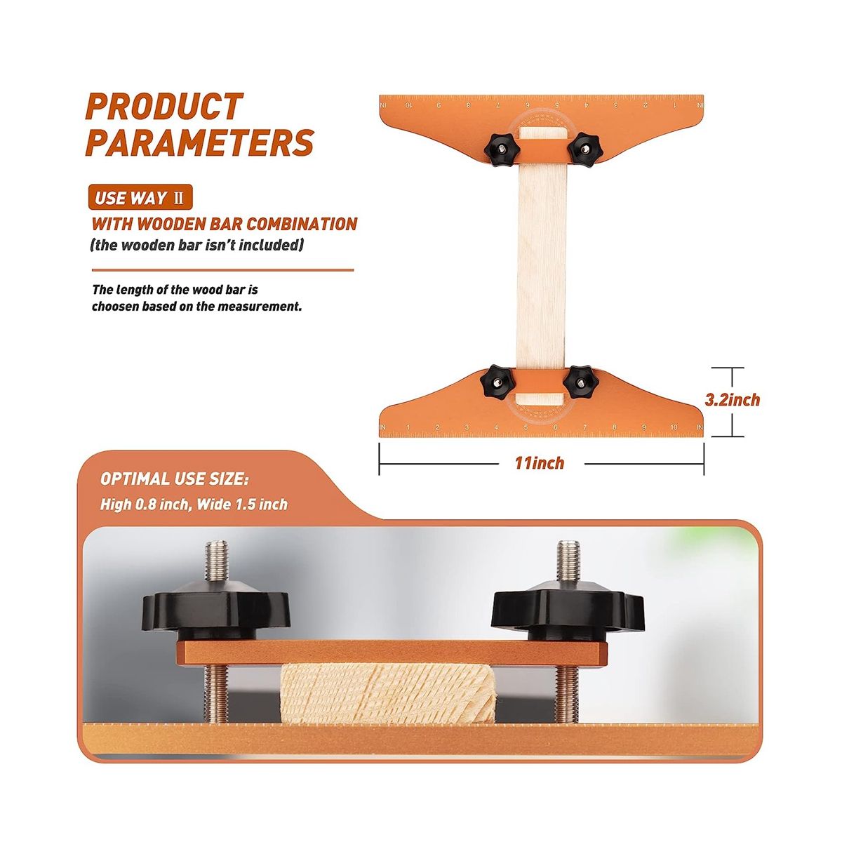 Stair Tread Template Tool-Solid Metal Stairs Jig for