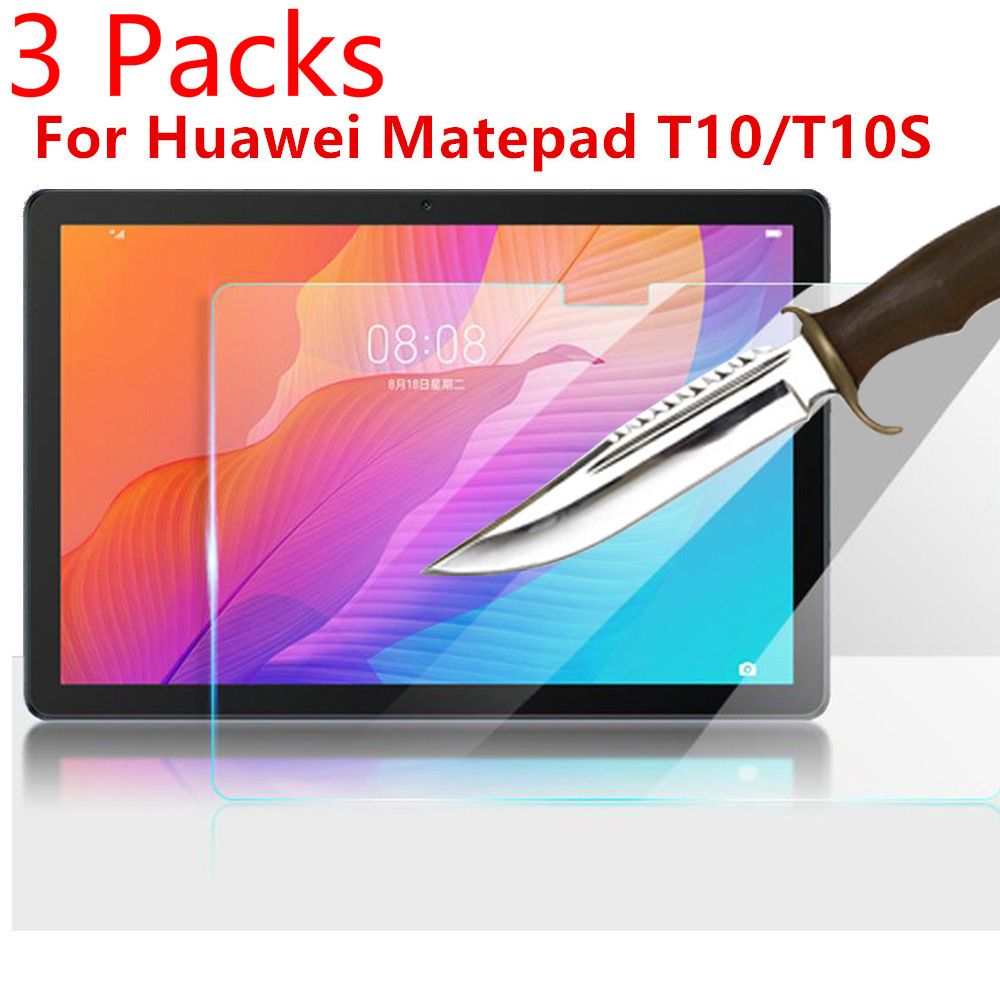 3 Packs Tempered Glass For Huawei MatePad T10S 10.1 2020
