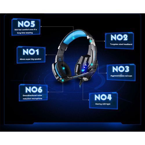 Kotion Each G9000 3.5mm Gaming Headset For PS5, PS4, PC, Xbox, Phone Etc