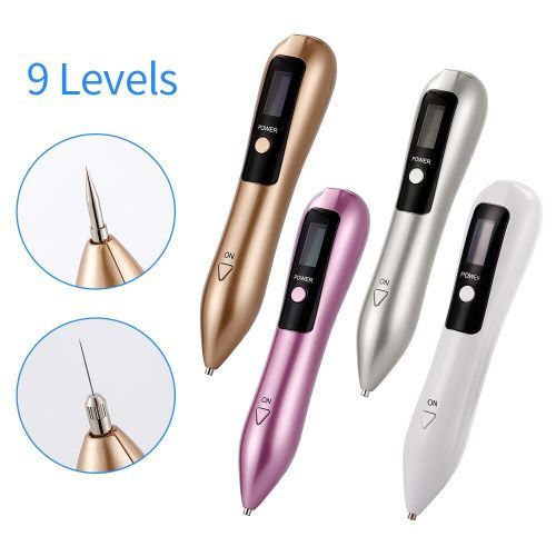 9 Level LCD Plasma Pen Laser Mole Removal Skin Corn Freckle Tag Nevus Dark Age Sweep Spot Tattoo Remover Electric Machine