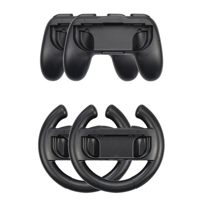 Ontroller Grip Joysti K  Over ABS Steering Wheel Shell For Nintend For Swit H-black