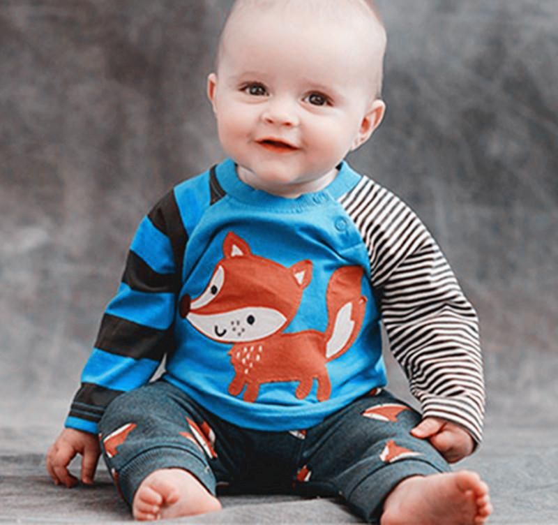 European And American New Long Sleeve Children's Clothing T-Shirt Cotton Children T-Shirt