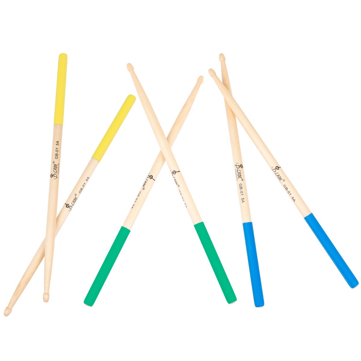 SLADE 3 Pairs 5A Drum Sticks Maple Wood Drumsticks