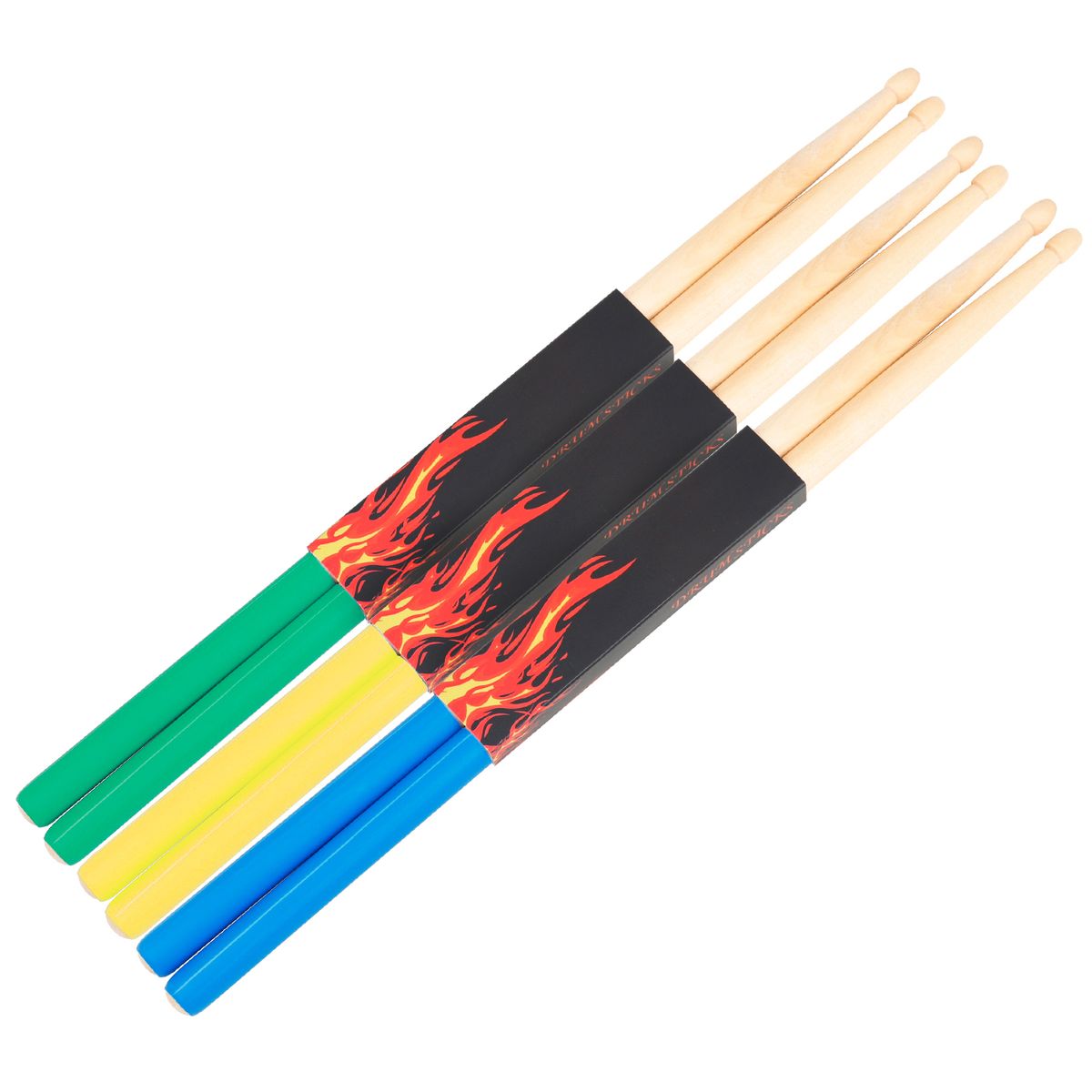 SLADE 3 Pairs 5A Drum Sticks Maple Wood Drumsticks