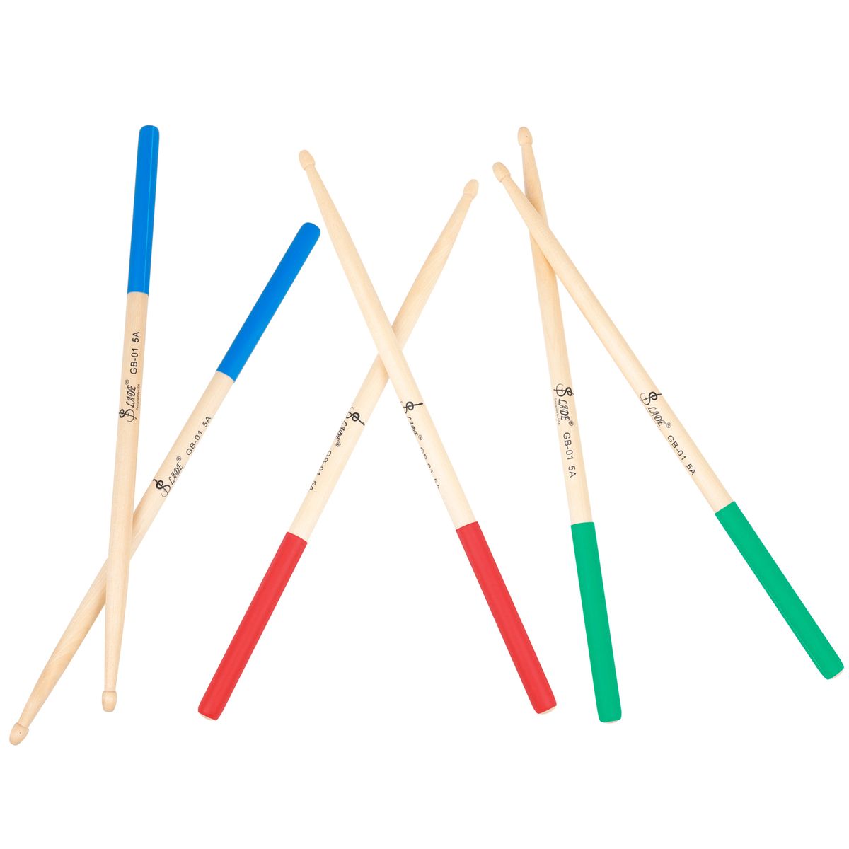 SLADE 3 Pairs 5A Drum Sticks Maple Wood Drumsticks