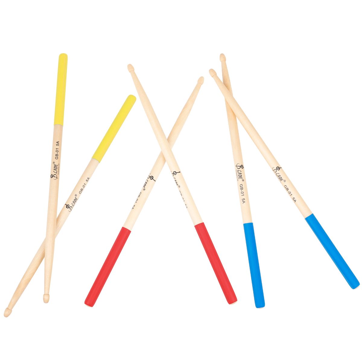 SLADE 3 Pairs 5A Drum Sticks Maple Wood Drumsticks