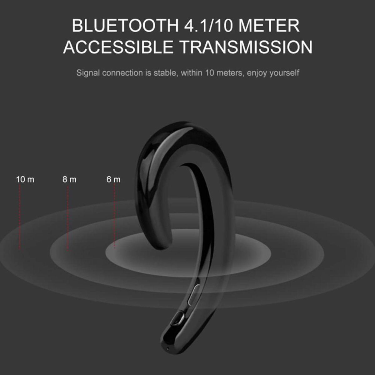 Driving Bluetooth Wireless Headphone With Mic HD Call Bone Conduction Sports Headset BDZ