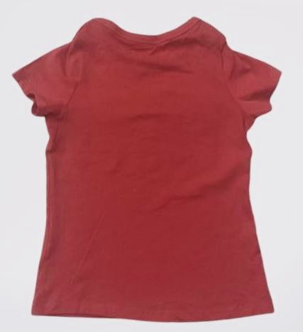 PARIS Girls Top - Coral Red