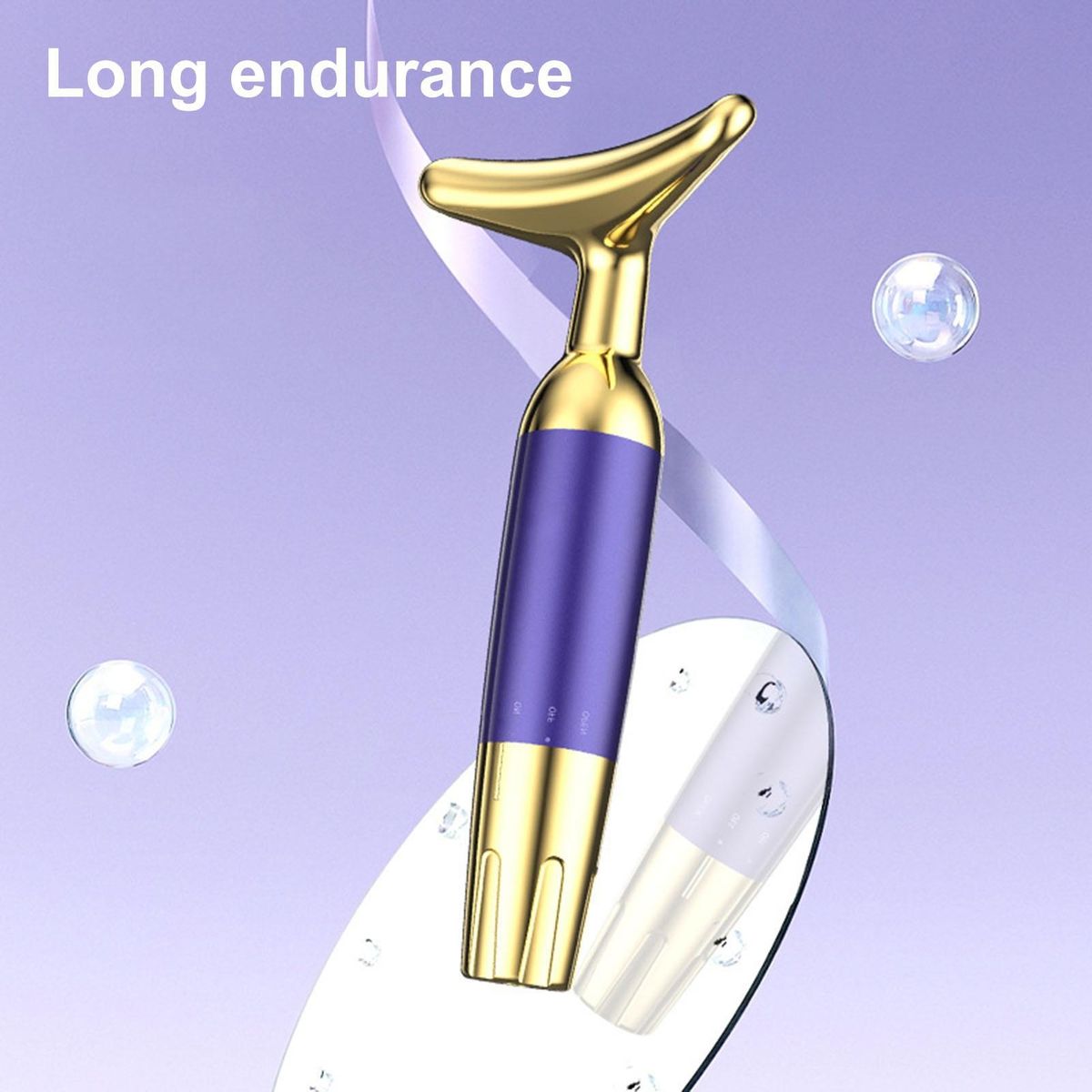 Vibrating Neck Massager Vibrantlift Neck Massager Enhance Skin Purple