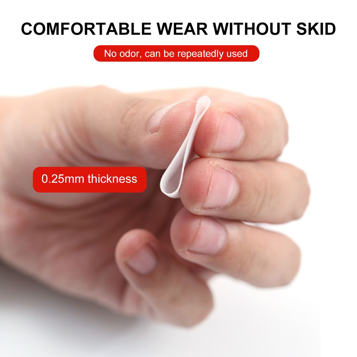 Ultra-Thin Guitar Fingertip Protector Anti-Slip Silicone