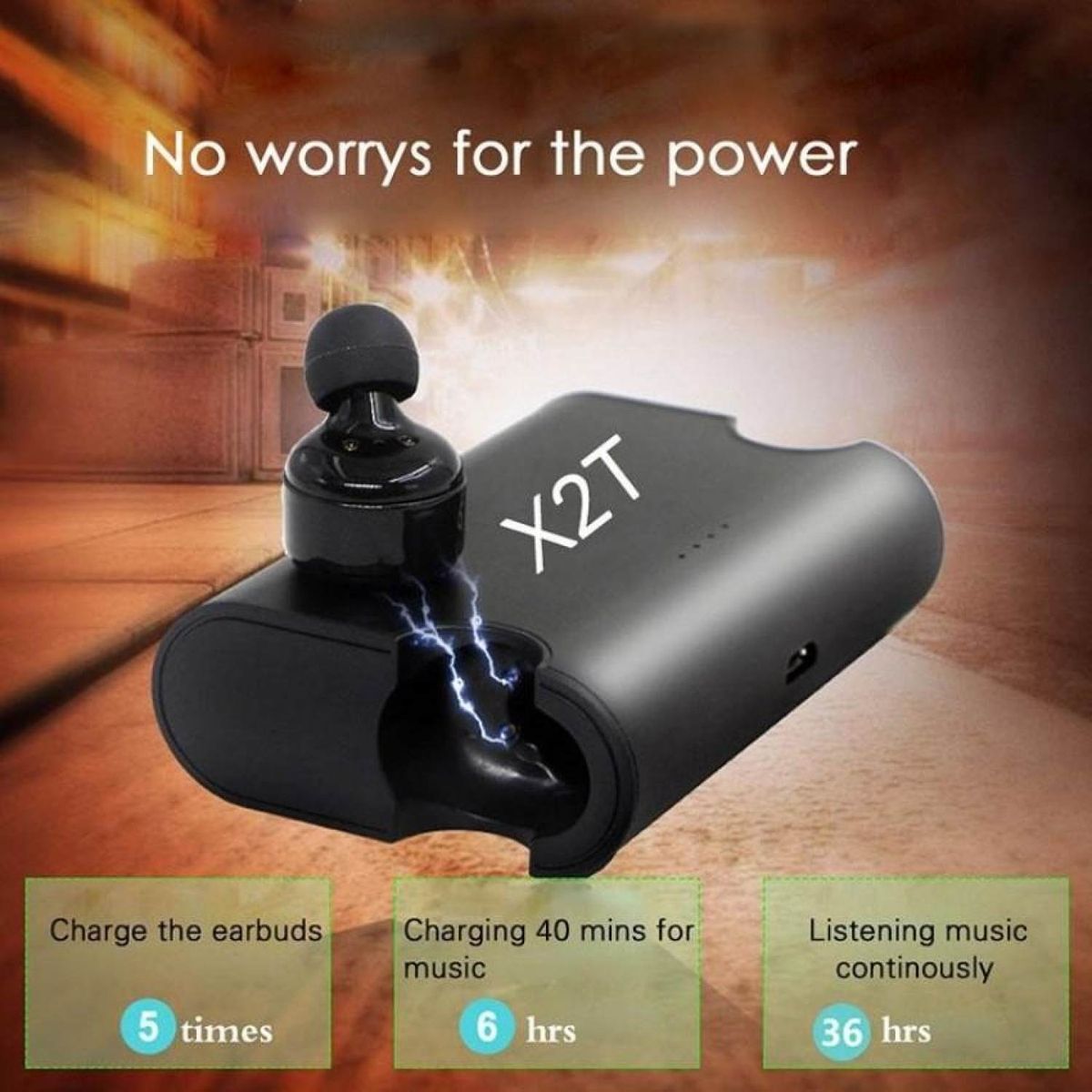 Mini TWS Twins True Wireless Bluetooth Stereo Headset In-EarEarphones Earbuds  BDZ