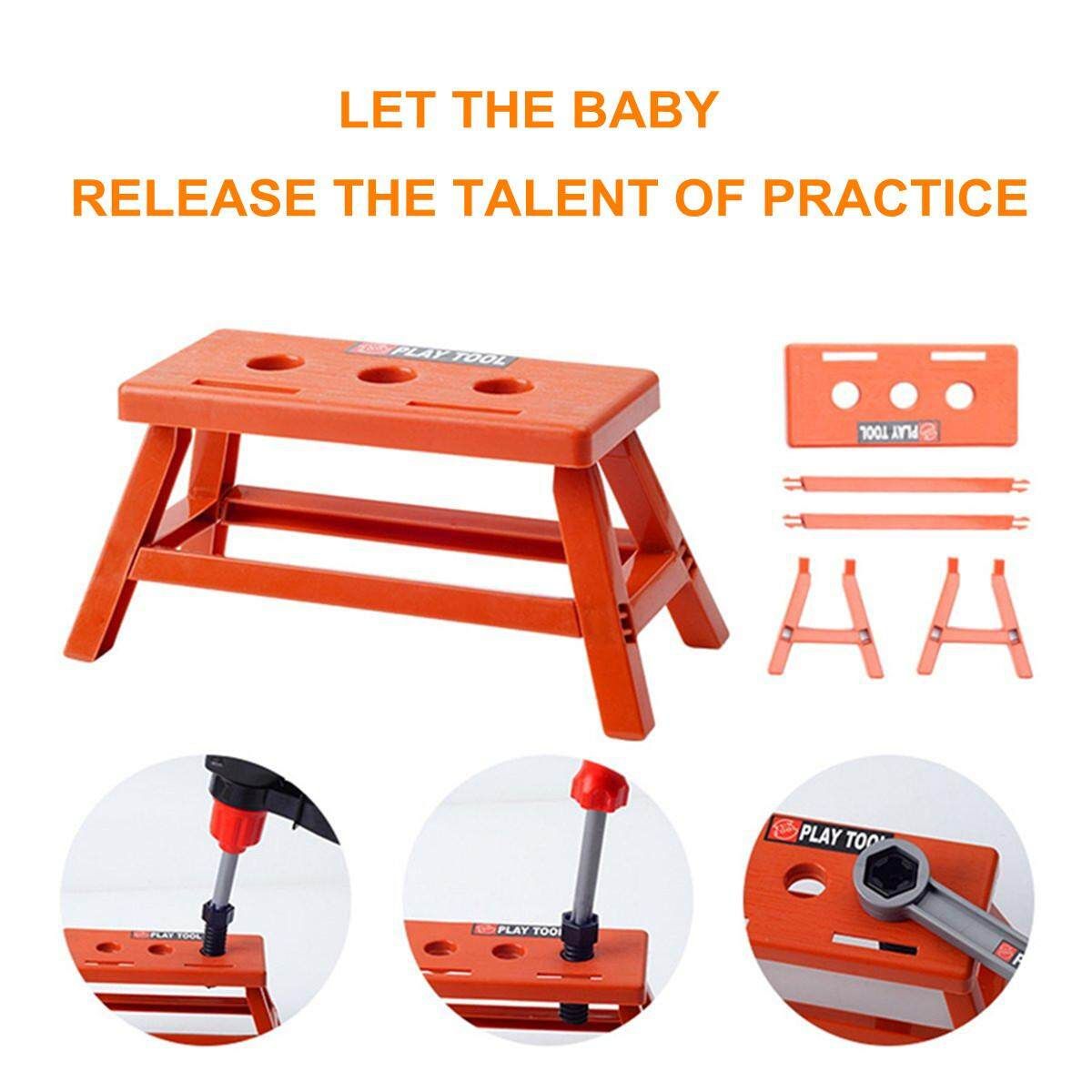 31Pcs Box Tool Set Toy Builder Work Gift Kids Screwdriver Pretend Role Play