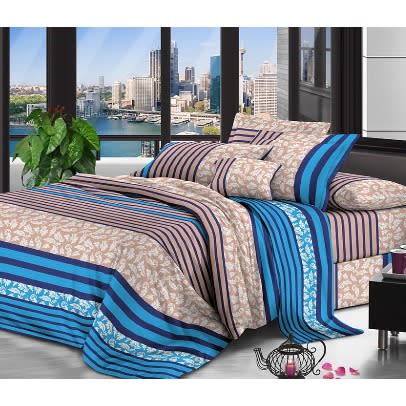 Duvet Bedsheet With 4 Pillowcase