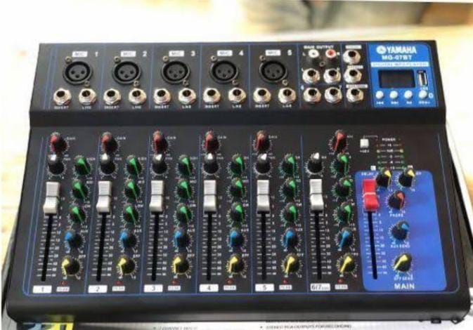 Professional 7 Channel Audio Mixer, F7 With USB
