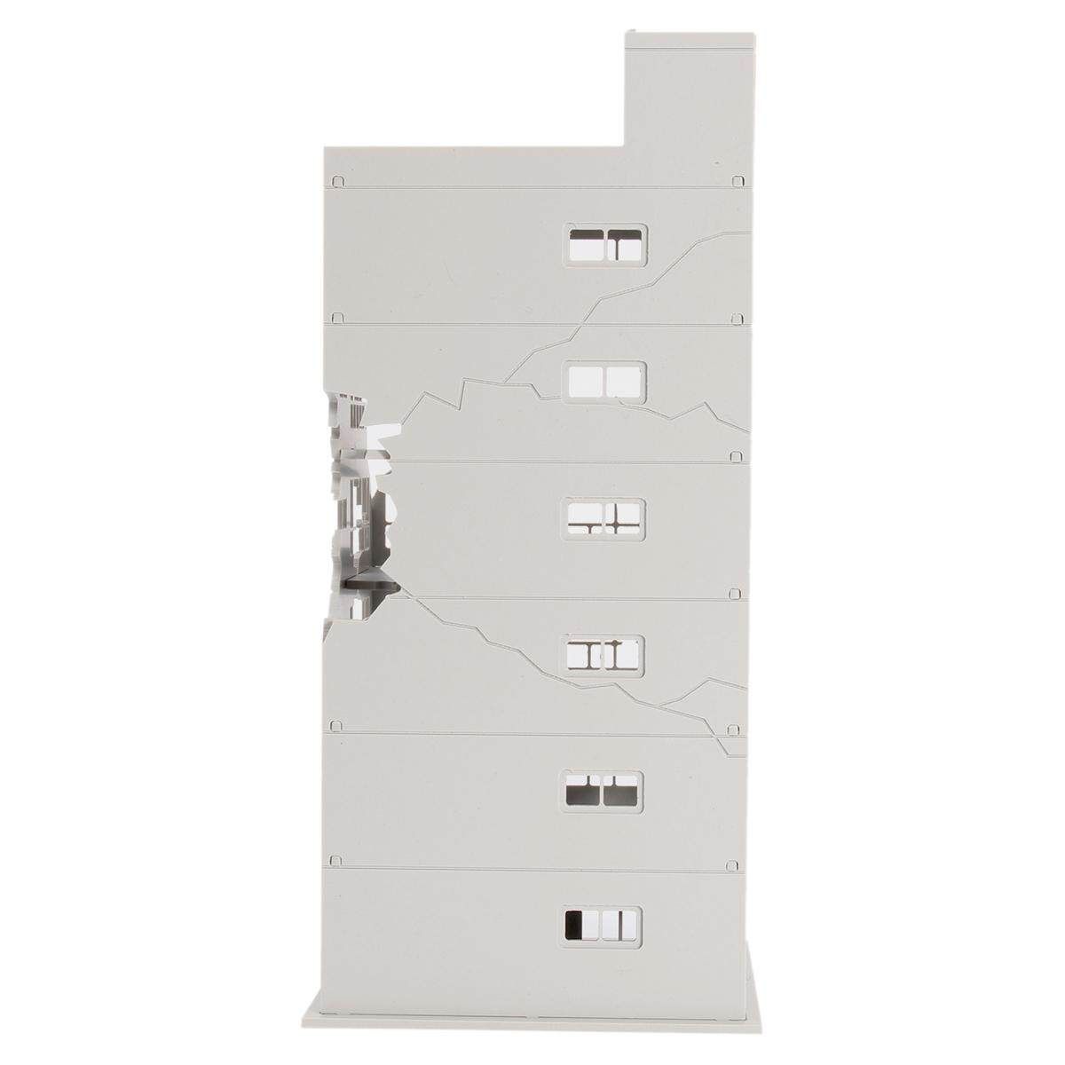 N Scale 1/144 White Battle Corner Ruined Building GUNDAM 7.9*7.2*16.9cm Gifts