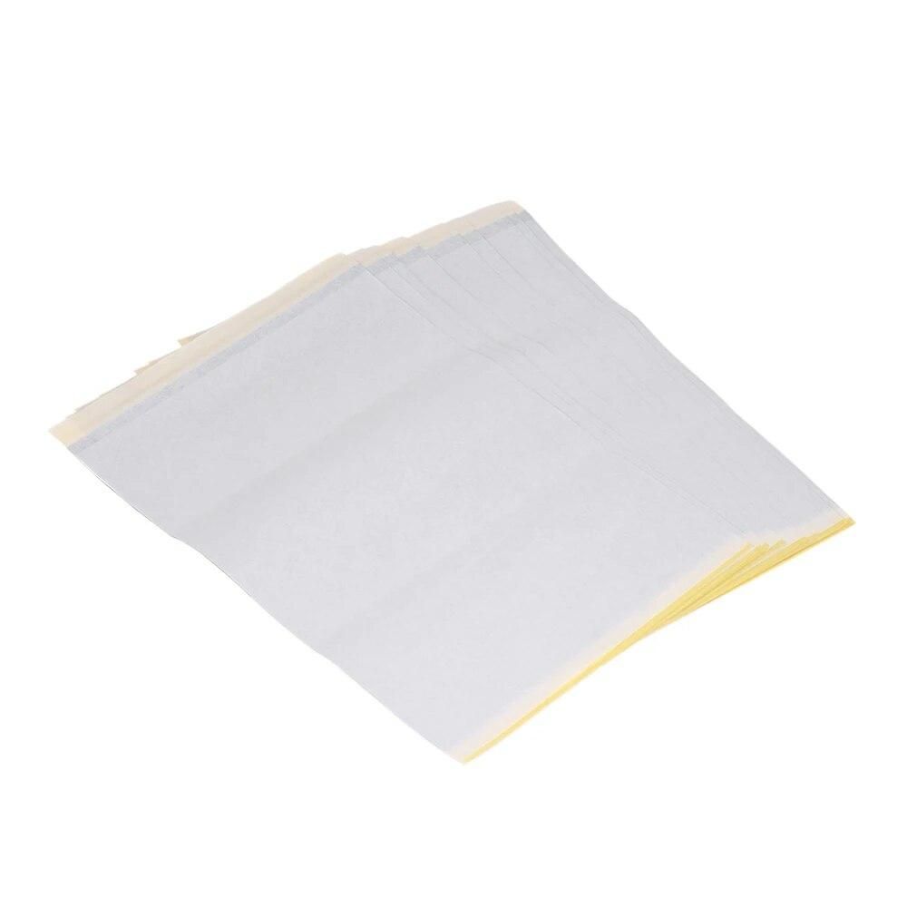 15 Sheets Tattoo Stencil Transfer Paper Tattoo Supplies Carbon Thermal Paper Stencil Copier Paper Tracing Paper with 4 Layers