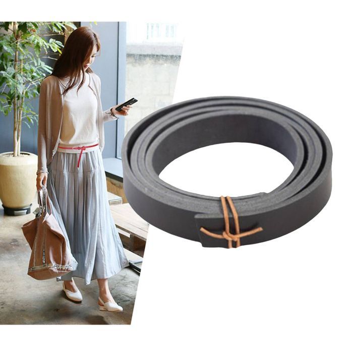 Leather Cord String For Jewelry Making Crafts Black