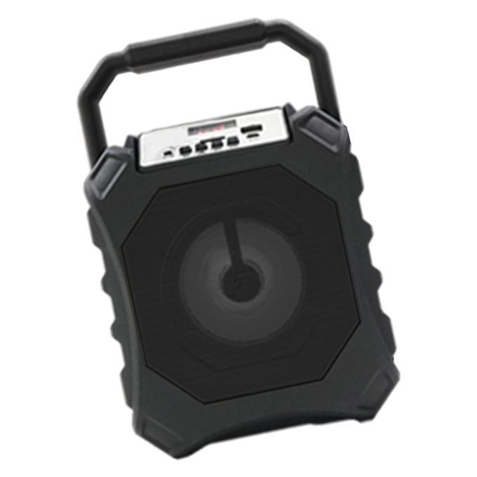 Speaker 1200mAh Karaoke Bluetooth Machine For Outdoor And Indoor Black