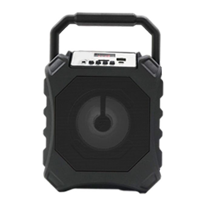 Speaker 1200mAh Karaoke Bluetooth Machine For Outdoor And Indoor Black