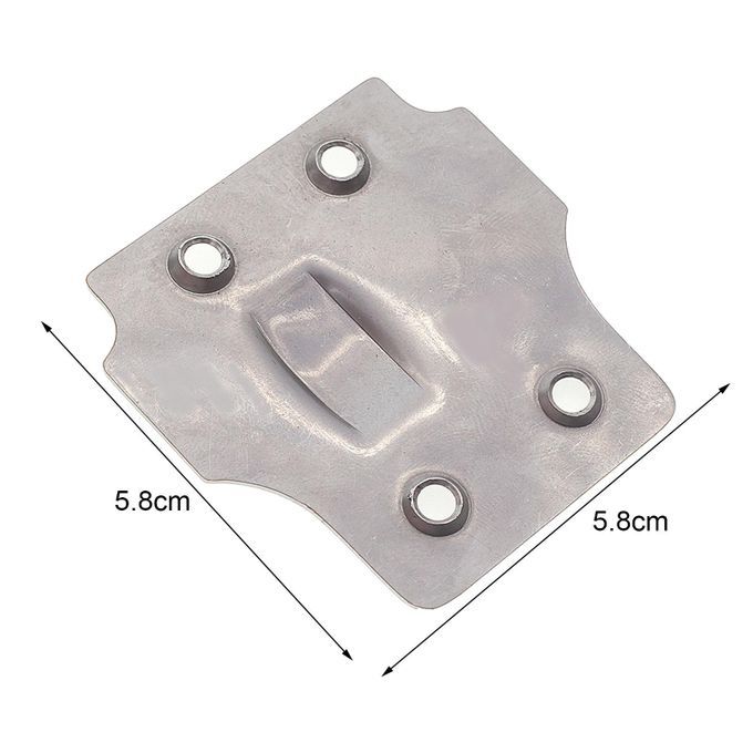 1 Set Skid Plate Upgrade Replacement Stainless Steel-Silver