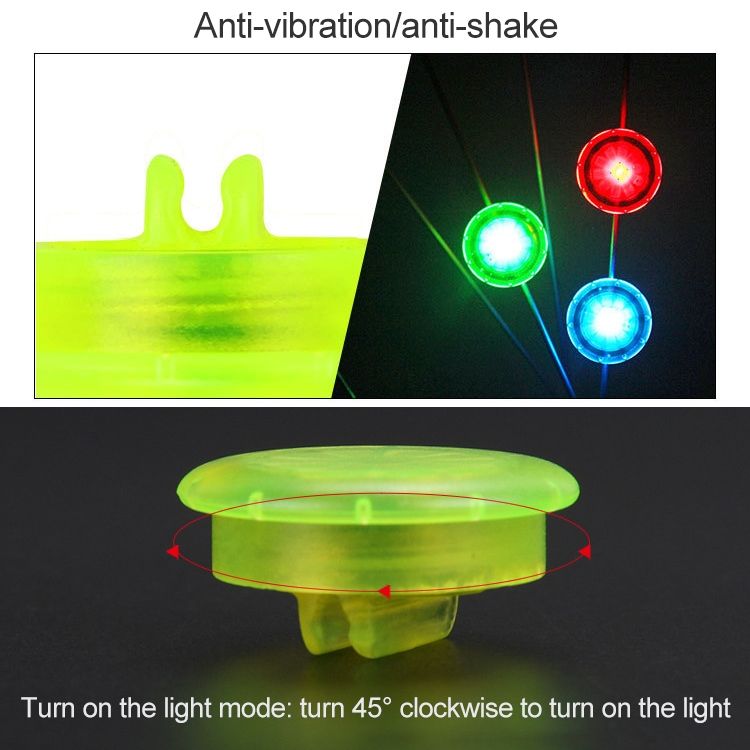 10 PCS Children Balance Car Night Riding Safety Light-emitting Clip Lights (Red)