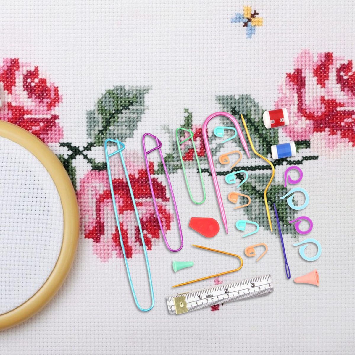 Cross Stitch Frame Accessories DIY Threaders For Knitting