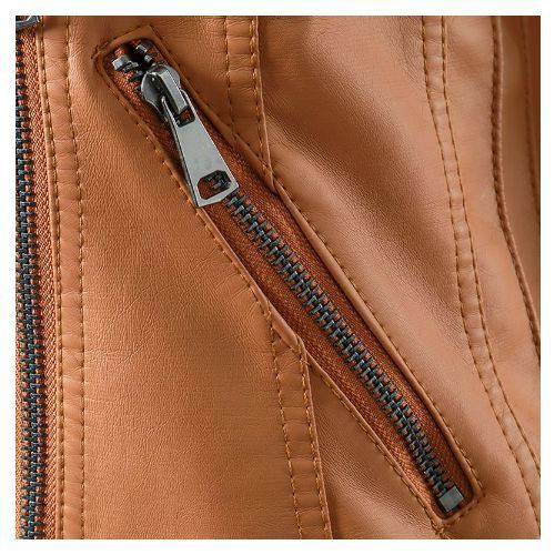 New Women's Leather Jackets Fashion Thin Jackets