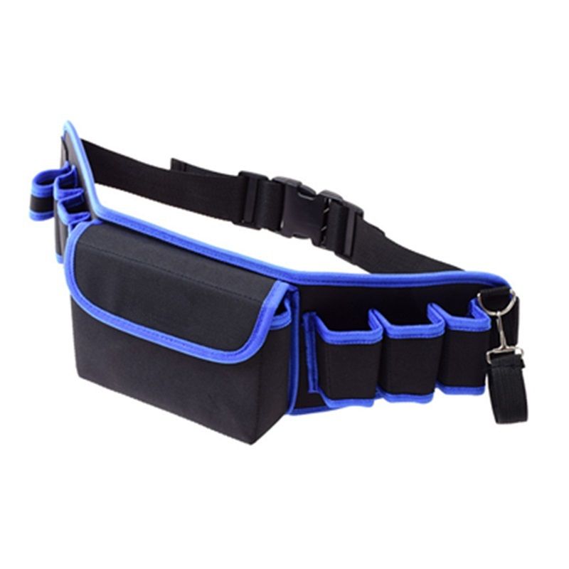 Hardware Toolkit Repair Hand Tool Bag Carpenter Electrician Waist Pouch Oxford Cloth Multi Pocket With Adjustable Belt