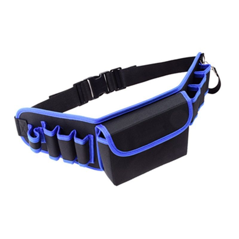 Hardware Toolkit Repair Hand Tool Bag Carpenter Electrician Waist Pouch Oxford Cloth Multi Pocket With Adjustable Belt