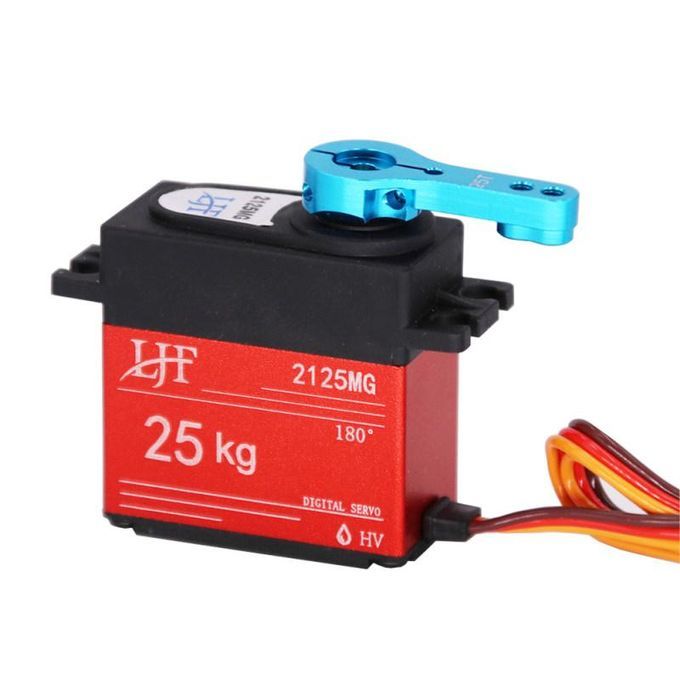 25KG Large Torque Digital Waterproof Metal Servo With-Red
