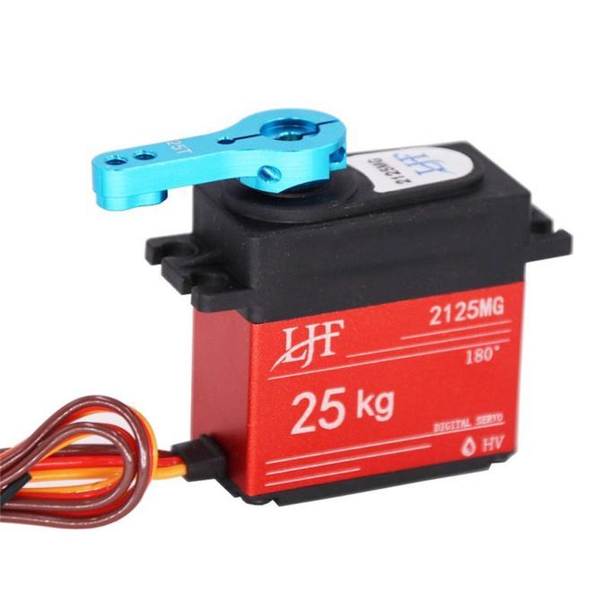 25KG Large Torque Digital Waterproof Metal Servo With-Red