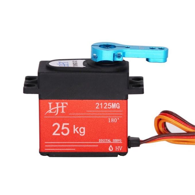 25KG Large Torque Digital Waterproof Metal Servo With-Red