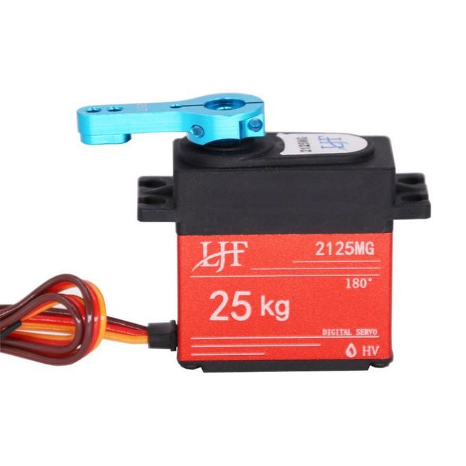 25KG Large Torque Digital Waterproof Metal Servo With-Red