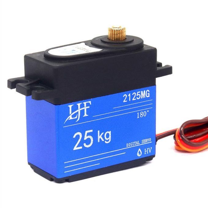 25KG Large Torque Digital Waterproof Metal Servo With-Red