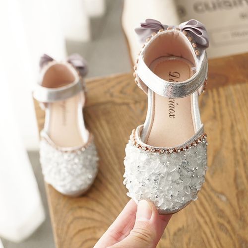 Children's Shoes Shoes With Soft Sole Of Imitation Diamonds