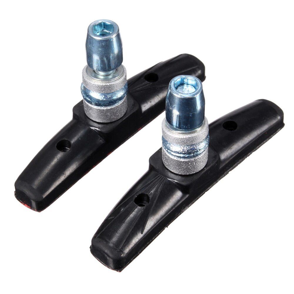 2x Mountain MTB Bicycle Bike Rubber V-Brake Shoes Pads Holder Durablev Red Gules