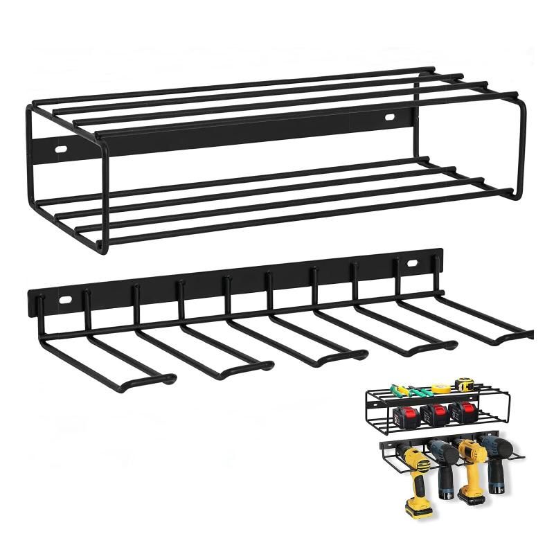 Power Tool Organizer Wall Mount Holder Storage Rack (Drill)