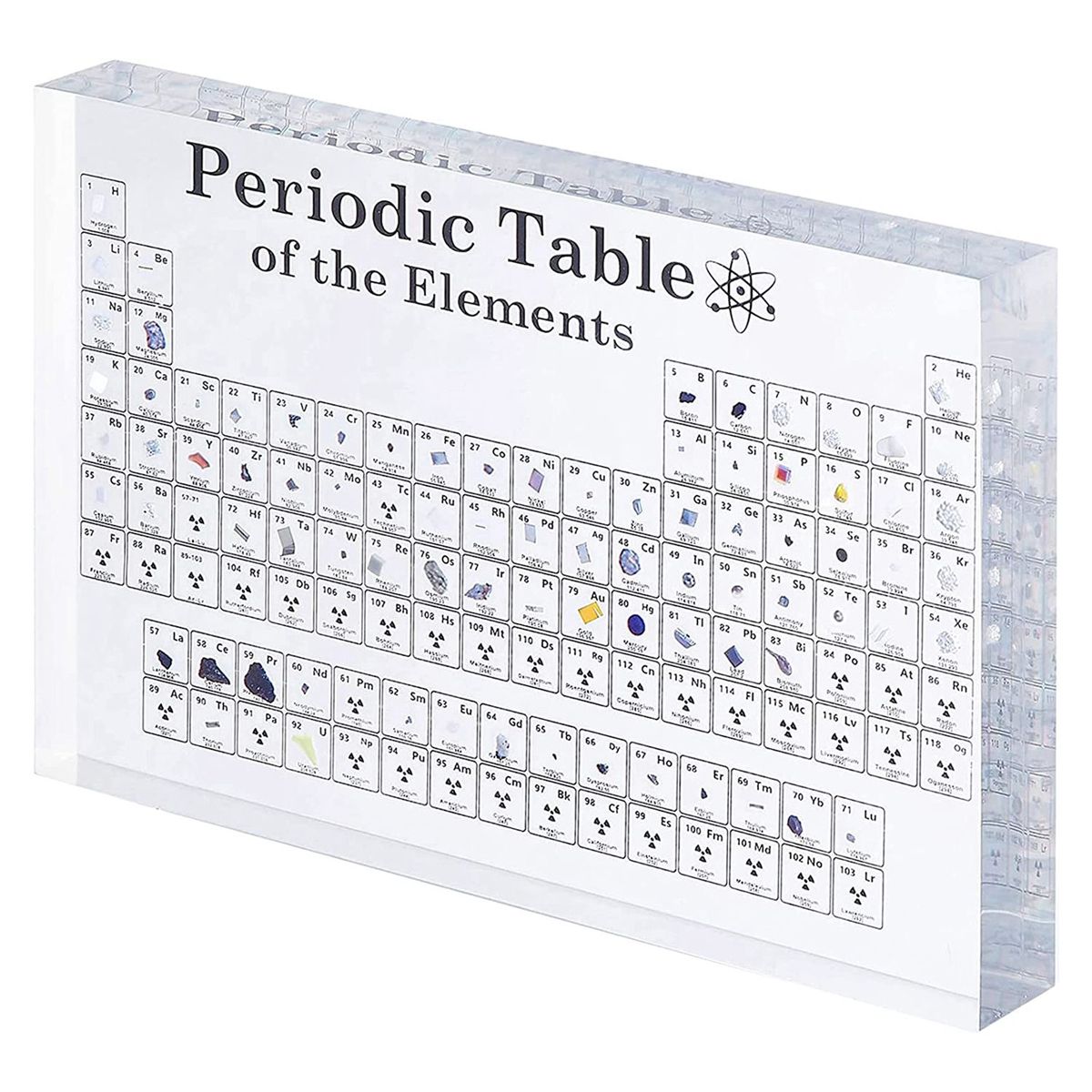 Periodic Table with Real Elements Inside,Real Elements