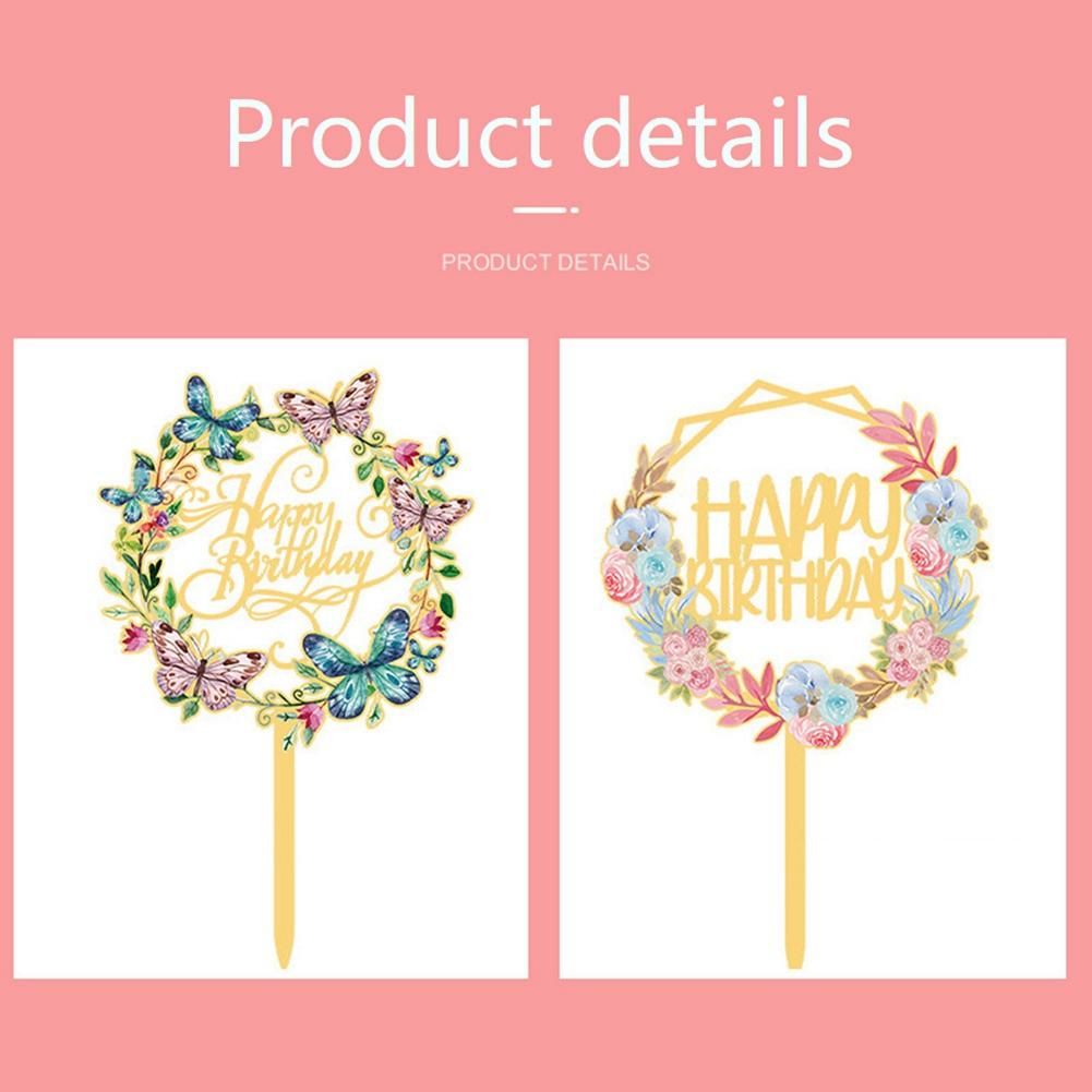 7 Pieces Printed Insert Widget Goddess Party Dessert