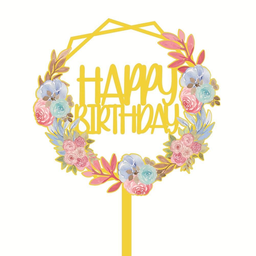 7 Pieces Printed Insert Widget Goddess Party Dessert