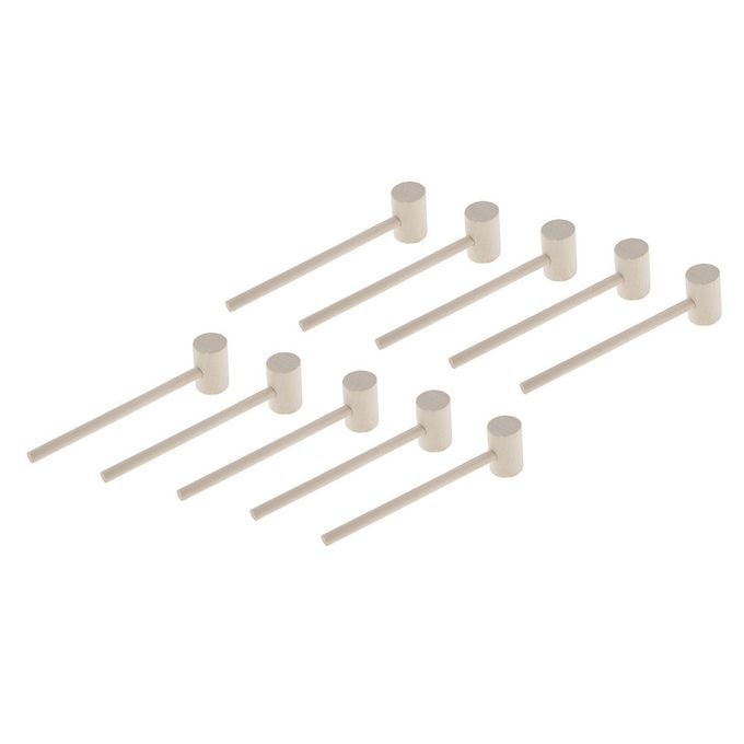 20pcs Mini Wooden Hammer Seafood Lobster Hardwood Mallet Beating Gavel